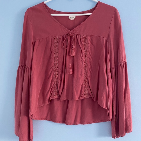 Garage Bell Sleeve Blouse - Picture 1 of 4